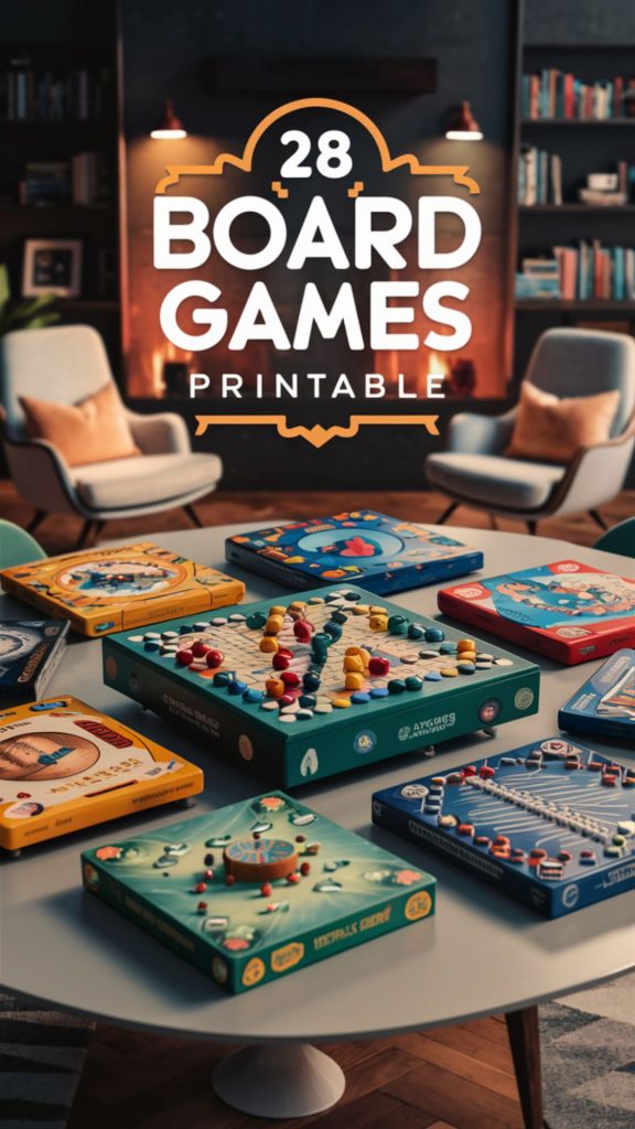Board Games Printable
