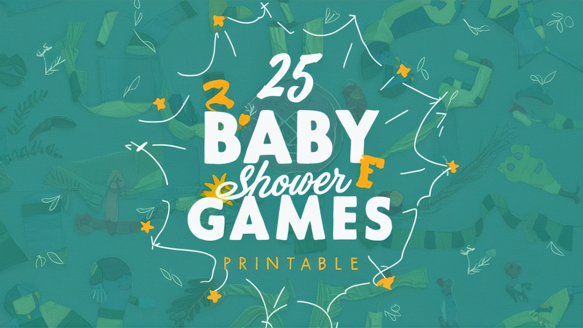 Printable Baby Shower Games