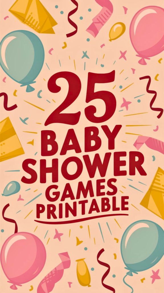 Printable Baby Shower Games