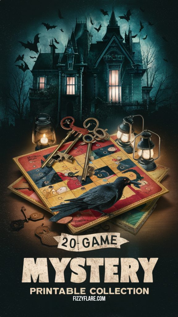 20 Printable Mystery Games