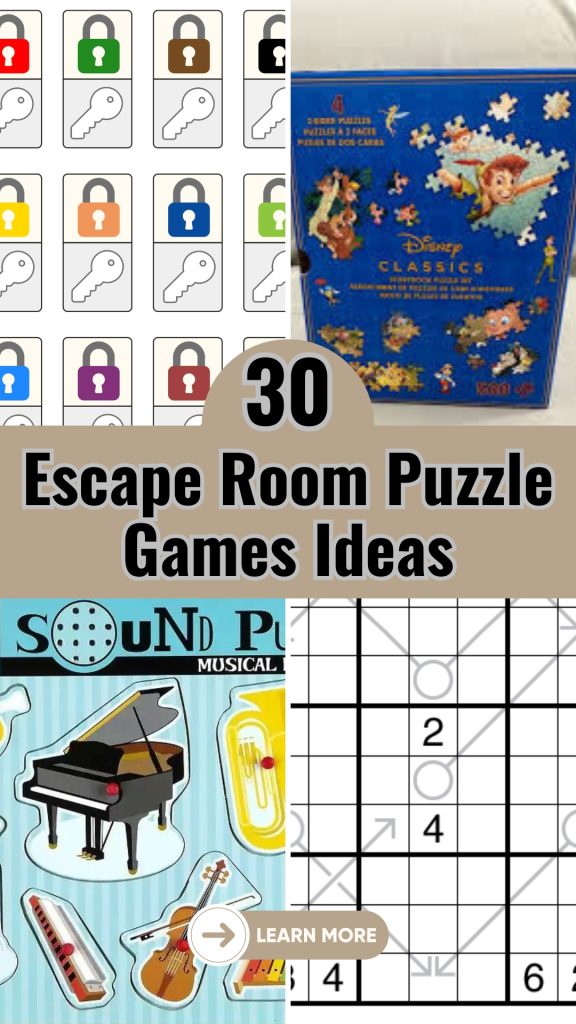 Escape Room Puzzle Games Ideas