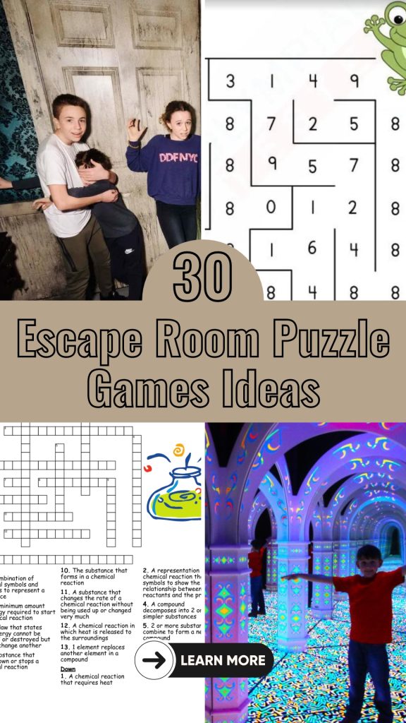 Escape Room Puzzle Games Ideas
