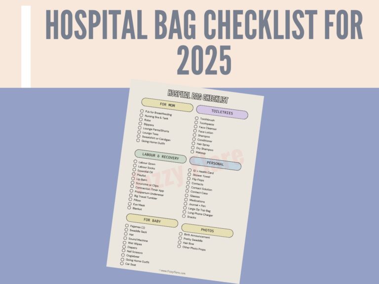37 Steps Hospital Bag Checklist for 2025