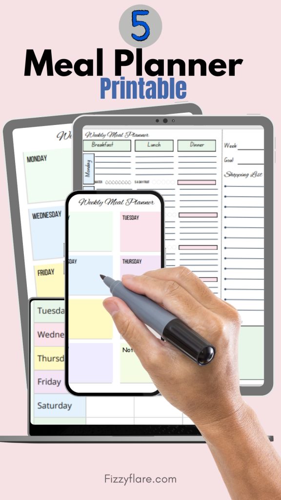 Meal Planners Printable