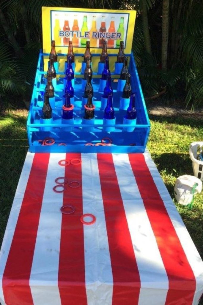 Soda Bottle Ring Toss