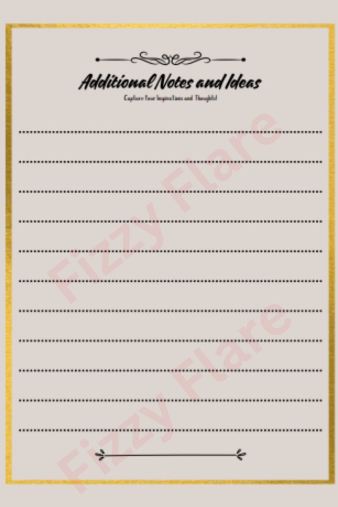 Wedding Planner Printable
