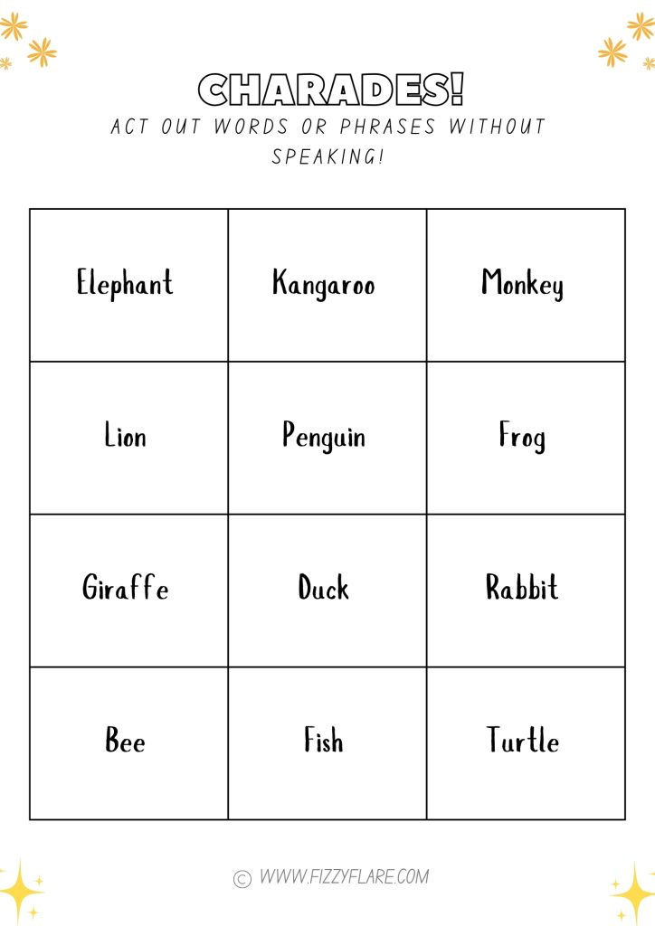 birthday party games