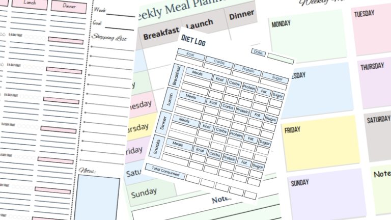 Meal Planners Printable