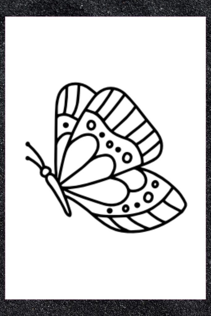 Butterfly Outline Printable