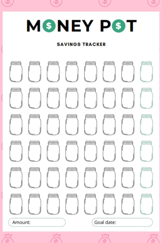 Saving Challenge Printable Free