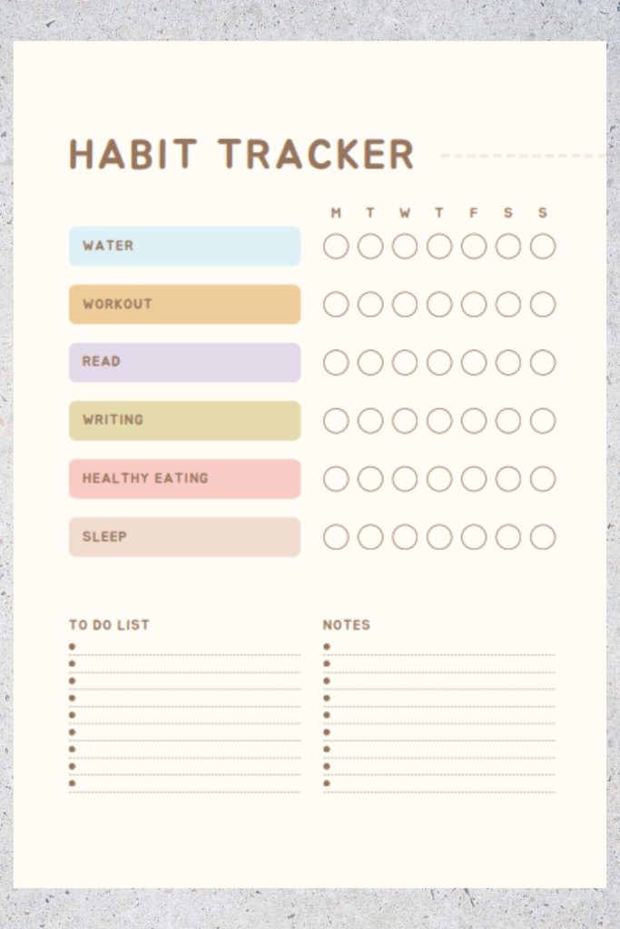 Habit Trackers Printable