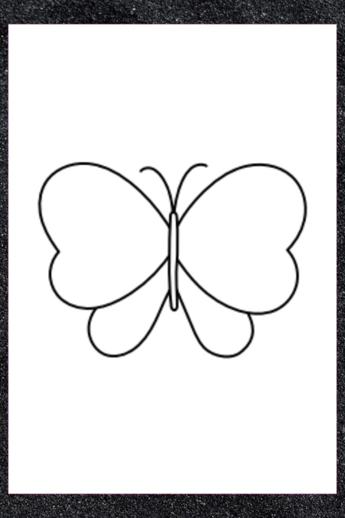 Butterfly Outline Printable