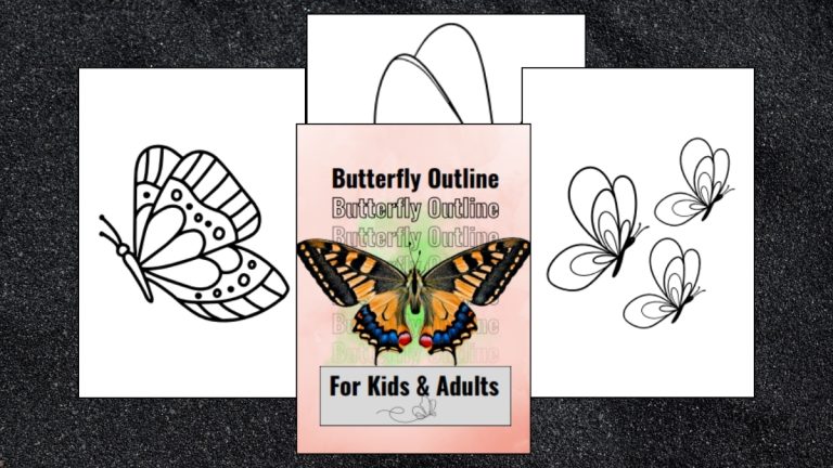 Butterfly Outline Printable