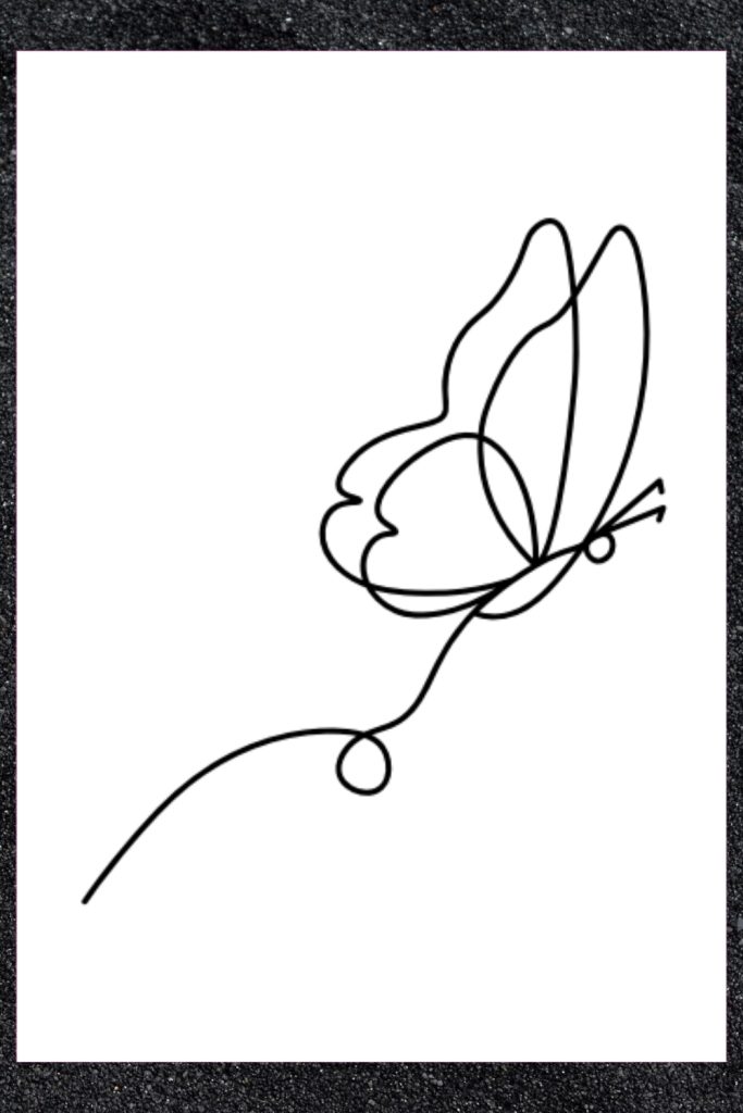 Butterfly Outline Printable