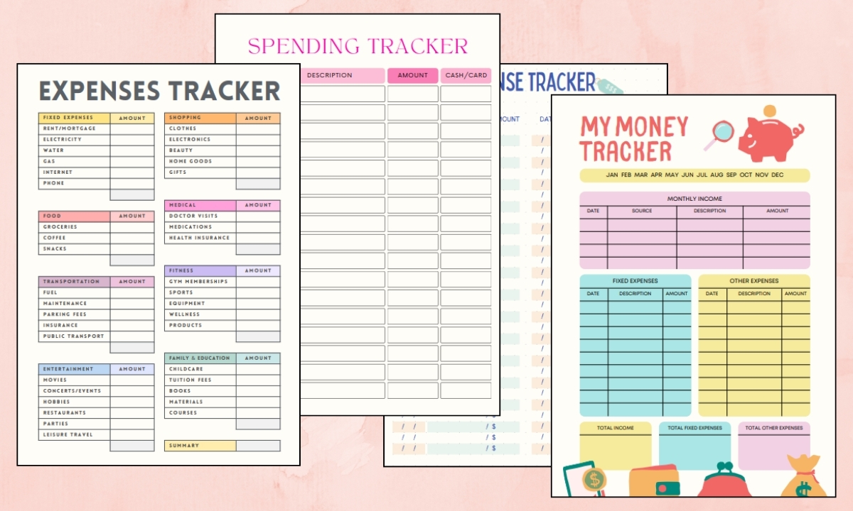 10 Expense Tracker Printable for 2025