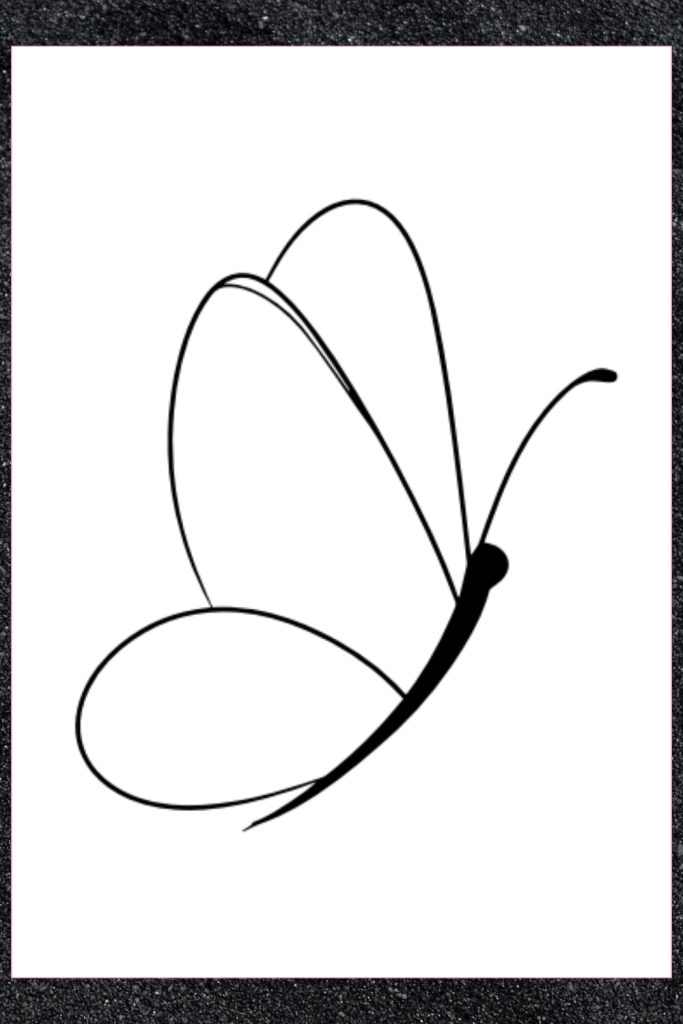 Butterfly Outline Printable