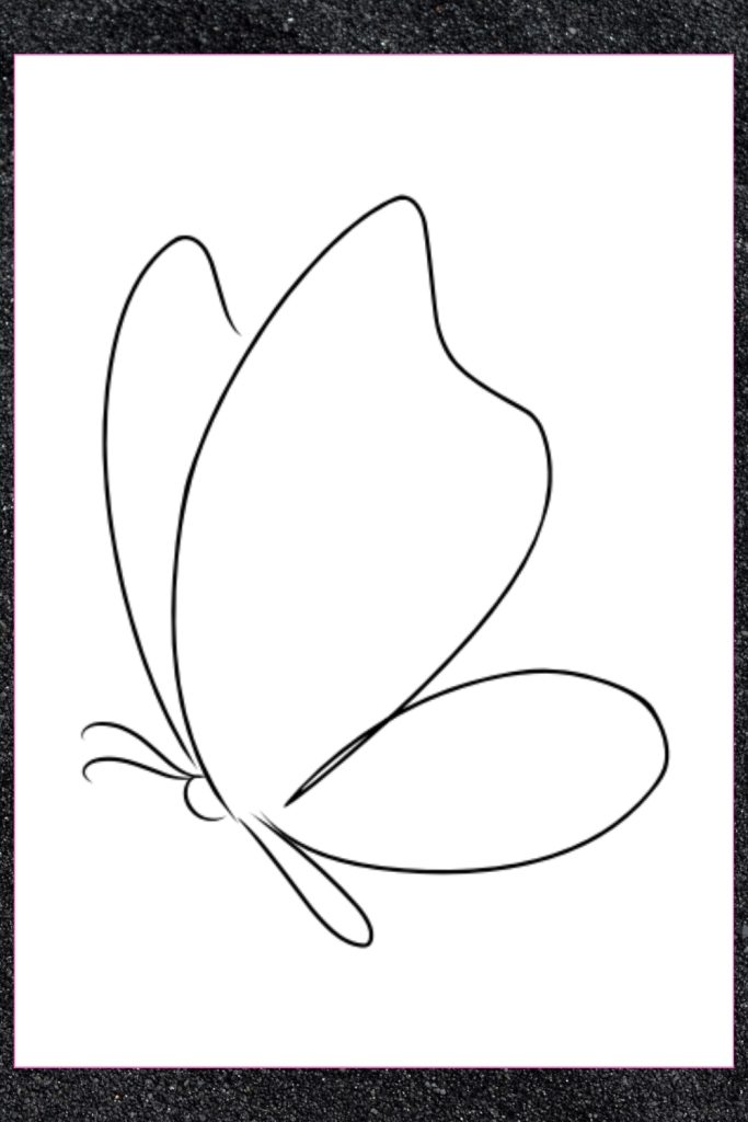 Butterfly Outline Printable