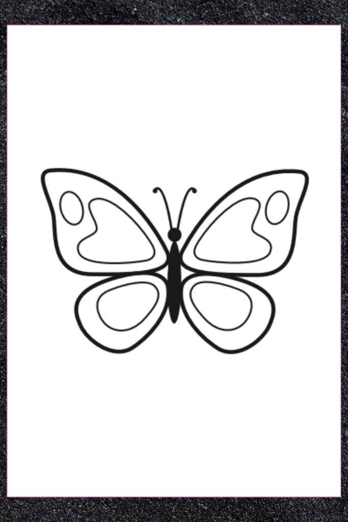 Butterfly Outline Printable