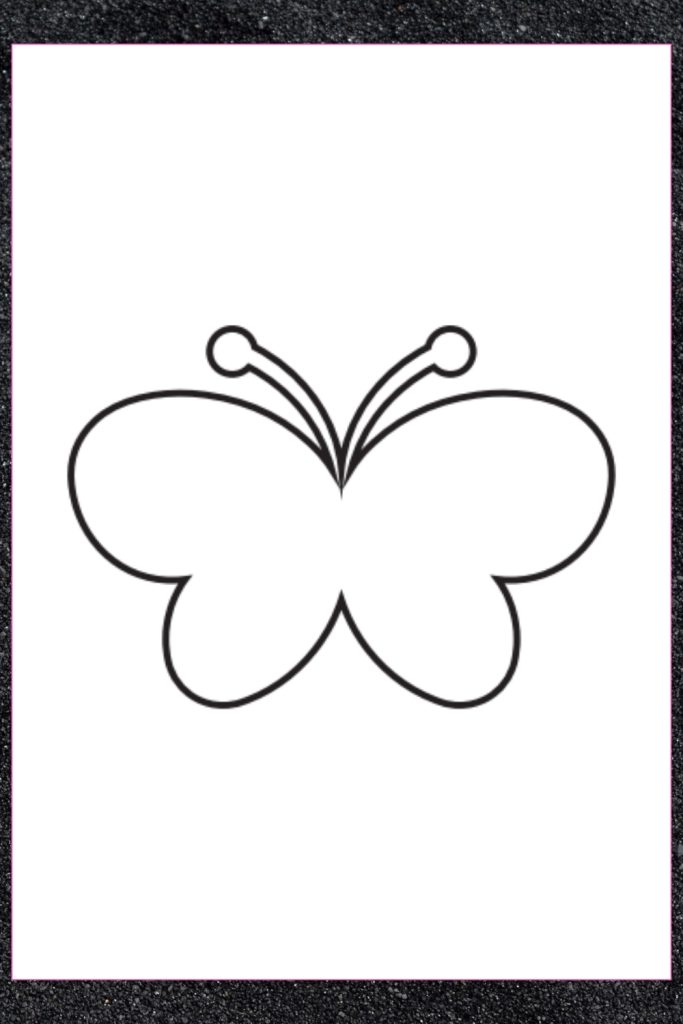 Butterfly Outline Printable