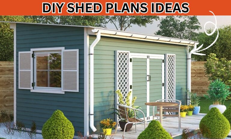 20 DIY Shed Plans Ideas 2025