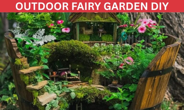22 Outdoor Fairy Garden DIY Ideas for 2025