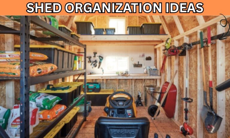 26 Shed Organization Ideas for 2025