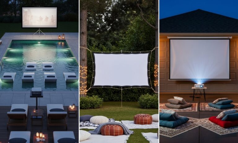 21 Backyard Movie Screen DIY Ideas for 2026