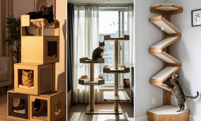 16 DIY Cat Tower Ideas For 2026