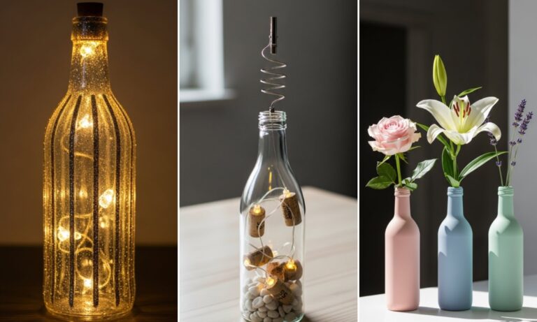 21 DIY Glass Bottle Crafts Ideas for 2026